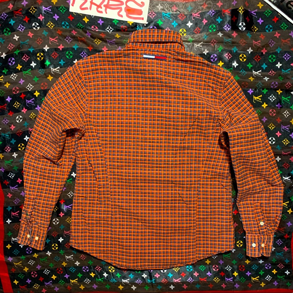 SOLD ARCHIVE - Vintage Tommy Hilfiger button down flannel import - Picture 4 of 5